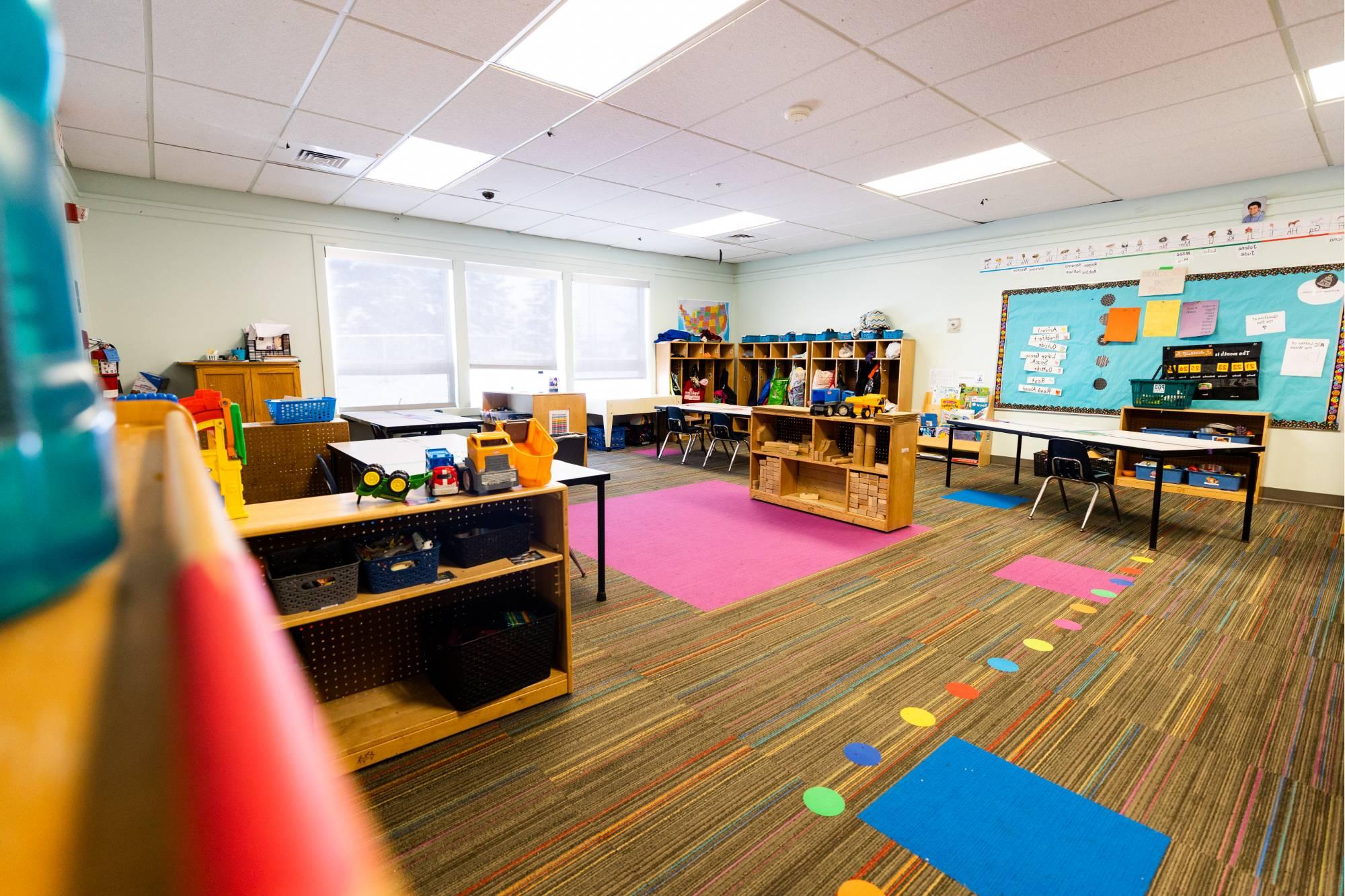 A Classroom in the Child Enrichment Center